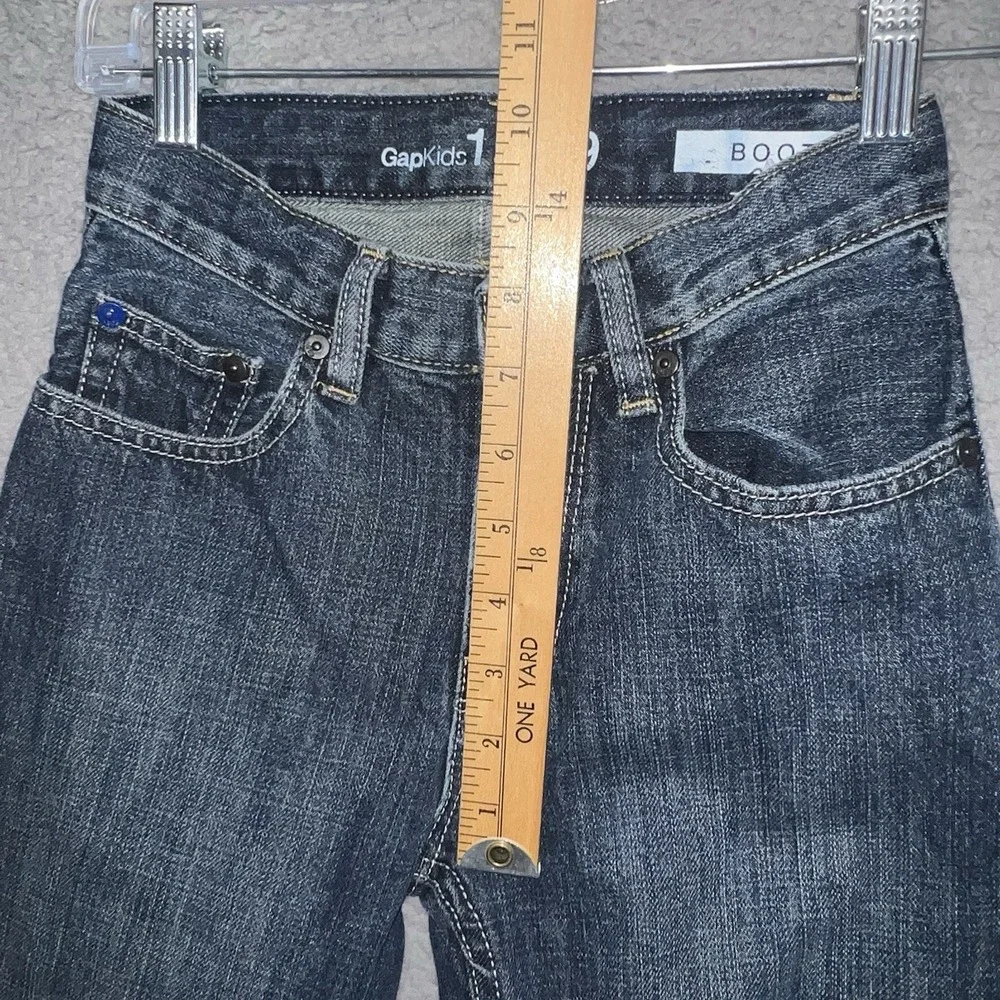 GAP‎ Kids Jeans Youth Size 8 x 23 Blue Denim Boot Cut Adjustable Waist Pants
